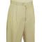 Pronti Beige With Metallic Taupe Embroiderey Microfiber Blend 2 PC Outfit SP5892P-1